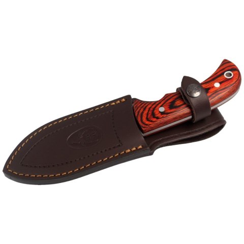 Nóż Muela Bisonte-11R Pakka Wood, Satin X50CrMoV15